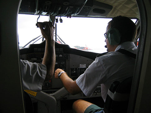 Foto Cockpit des Wasserflugzeugs - 