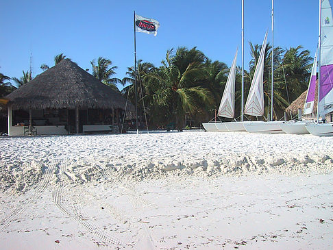 Fotos Der weiße Sandstrand der Malediven