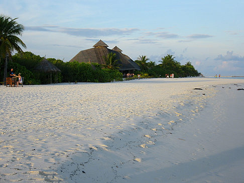 Gebäude am Strand