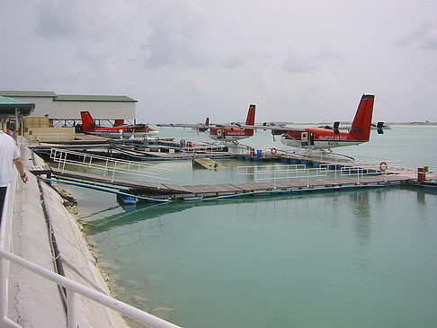 Flughafen für Wasserflugzeuge Foto 