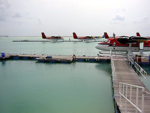 Flughafen für Wasserflugzeuge Fotos