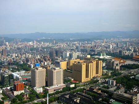 Blick vom Taipeh Tower