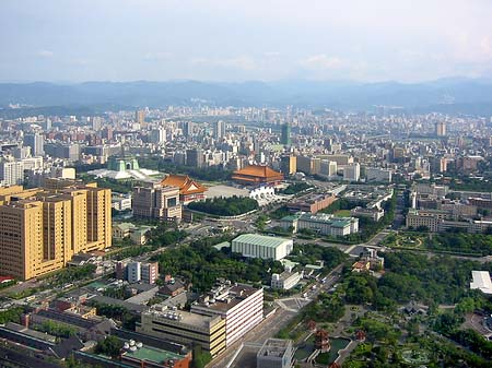 Blick vom Taipeh Tower