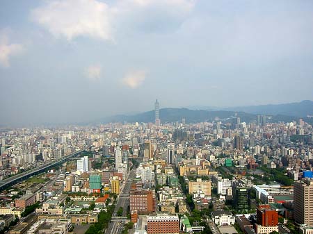 Blick vom Taipeh Tower Fotos