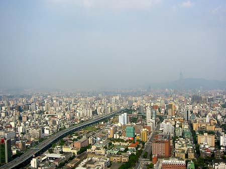 Blick vom Taipeh Tower Foto 