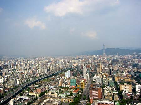 Blick vom Taipeh Tower