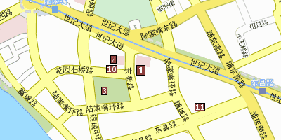 Shanghai World Financial Center Stadtplan